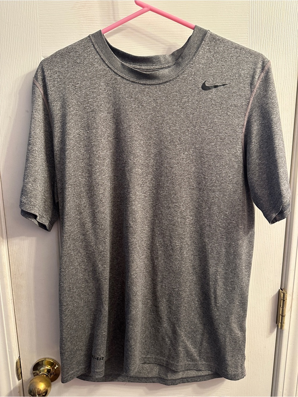 Nike Men’s Gray Dri-Fit Short Sleeve Tee